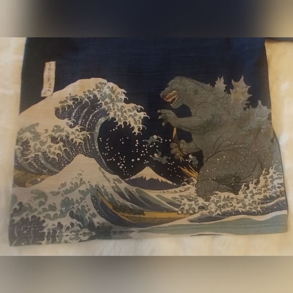 COPY - Navy Godzilla Graphic T-Shirt - Picture 2 of 6